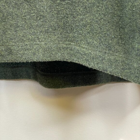 J Crew Womens Forest Cabincore Nature Top Size S Olive Green Fleece Mock Neck - Picture 7 of 13